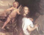 Portrait of a Girl as Erminia Accompanied by Cupid - 安东尼·凡·戴克